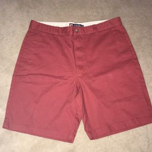 Red Chaps Shorts